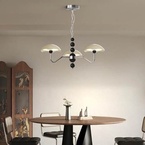 2025新蛋壳法式吊中古风客厅吊灯款链中古创7意护眼大厅灯餐厅吊