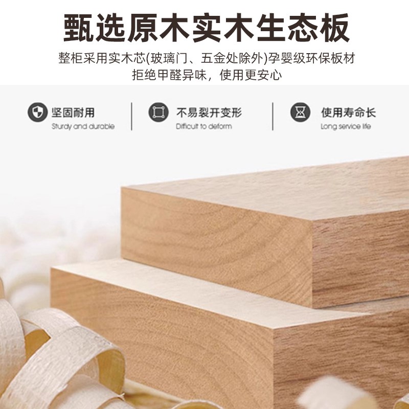 实木书柜落地书架置物架整墙一体书架收纳展示架R家用客厅储物柜