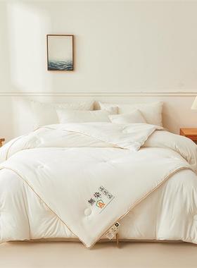 新款A类无染冬夫华格大豆被子母被子被芯季被款子厚ZUC双人子母被