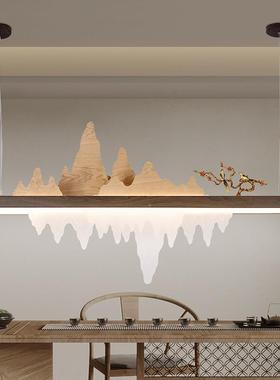 新式禅12131意水吊灯样板茶楼酒店前台山吧台会议室中中国风创房