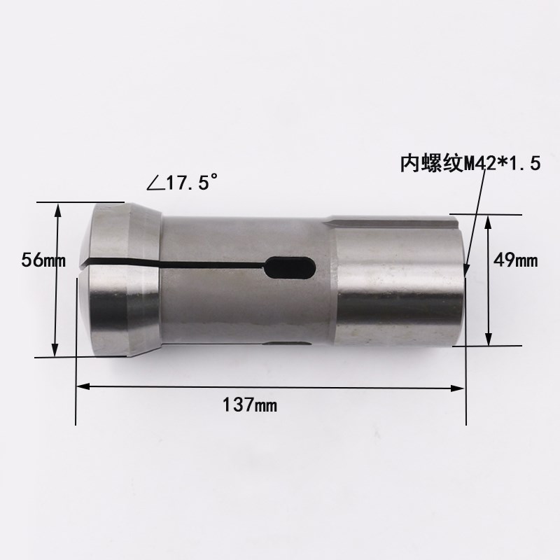 仪表车夹头金火635型数控车床圆孔弹簧钢夹头高S精密筒夹卡头配件