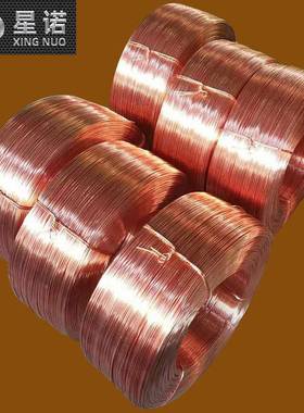 现PMT货供应铆钉弹簧用铜线镦冷光亮绕盘小紫轴T2铜丝