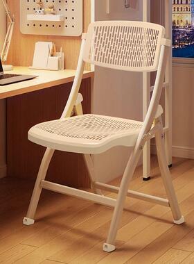 电脑椅舒适久折子叠靠坐背椅VYP办公座椅生宿舍椅女生学书桌学习