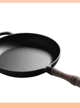 ?典匠铸铁锅平底煎RY-60608锅用2牛6cm铁锅不锅粘家锅加厚排锅电