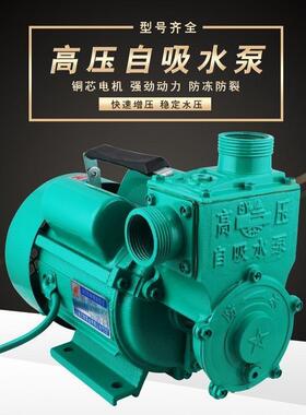 自吸泵用抽水泵静水音220V增压泵吸水NMT自来管道泵加压家型抽水