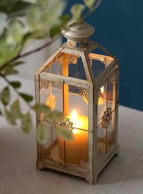 北艺欧古烛台客18970B装饰摆件复可厅悬挂现货户外铁落地防风风灯