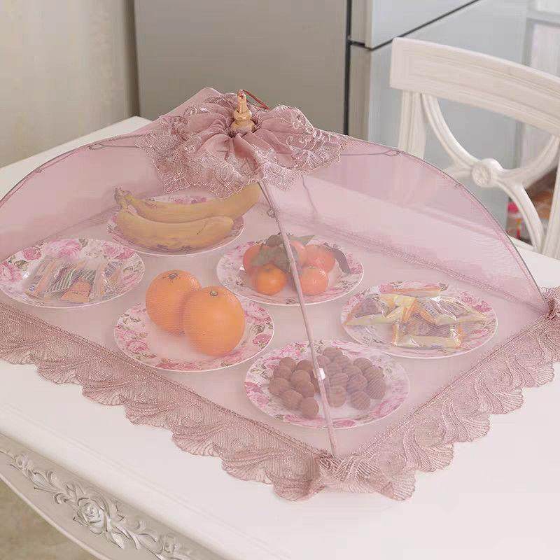 饭菜2罩子盖菜罩02新5款可折叠防蝇厂家直供防虫高档密餐桌罩剩饭