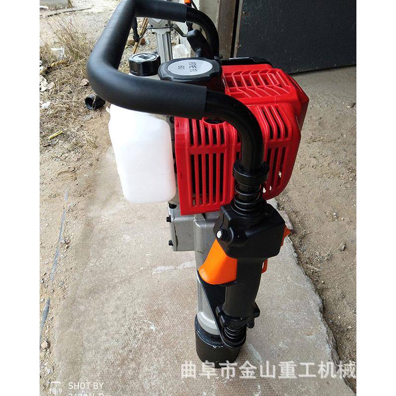 中型手提式围栏立桩机果园立桩机多功能园林防护汽油打桩机