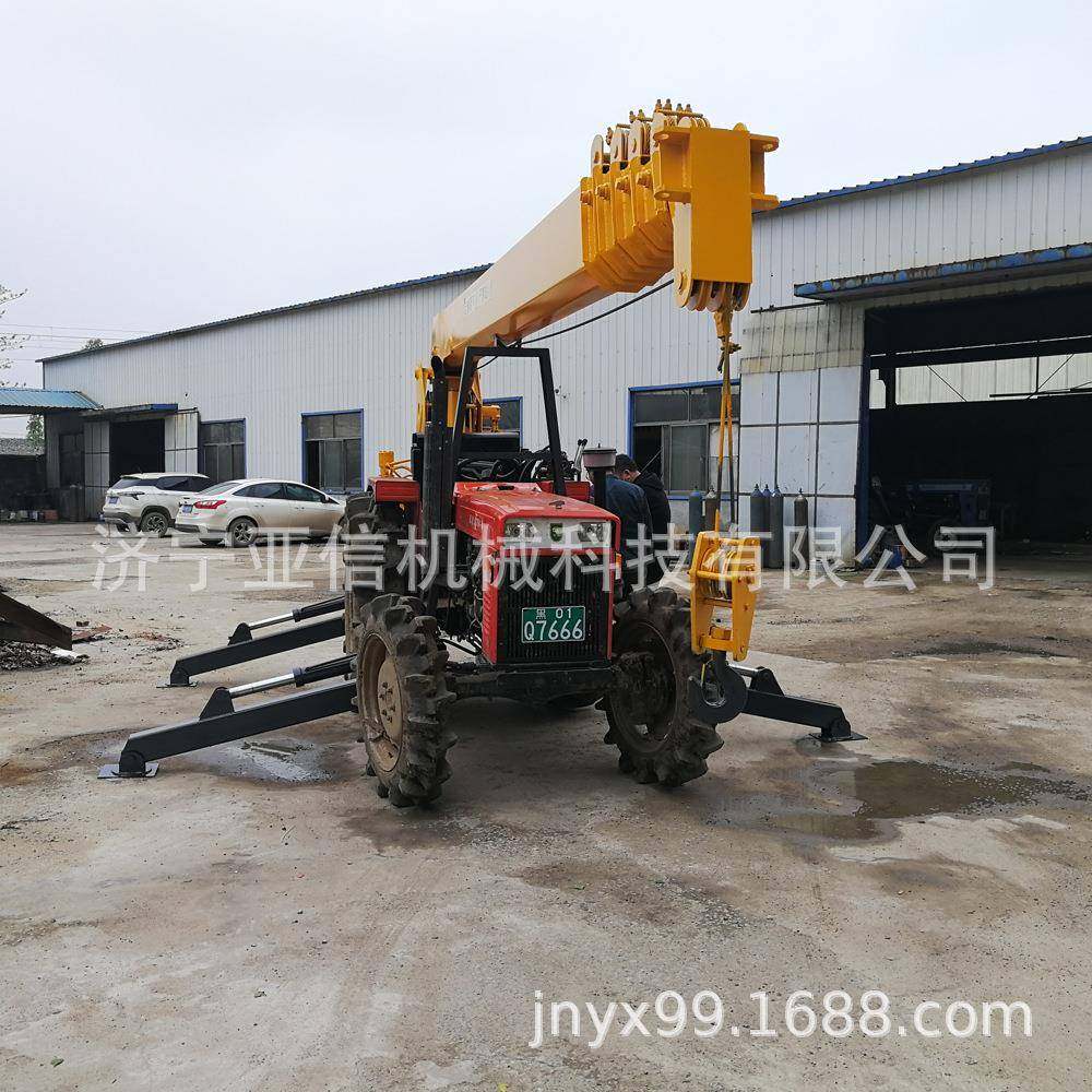 斜趴腿拖拉机吊车拖拉机平板牵引吊机集装箱平板随车吊,搬运/仓储/物流设备,其他起重搬运设备,淘宝优惠券,粉丝福利购,淘宝优惠卷