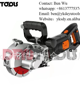 水电安装加泡沫砖轻质砖红砖一次成型墙壁开槽机切墙机133MM