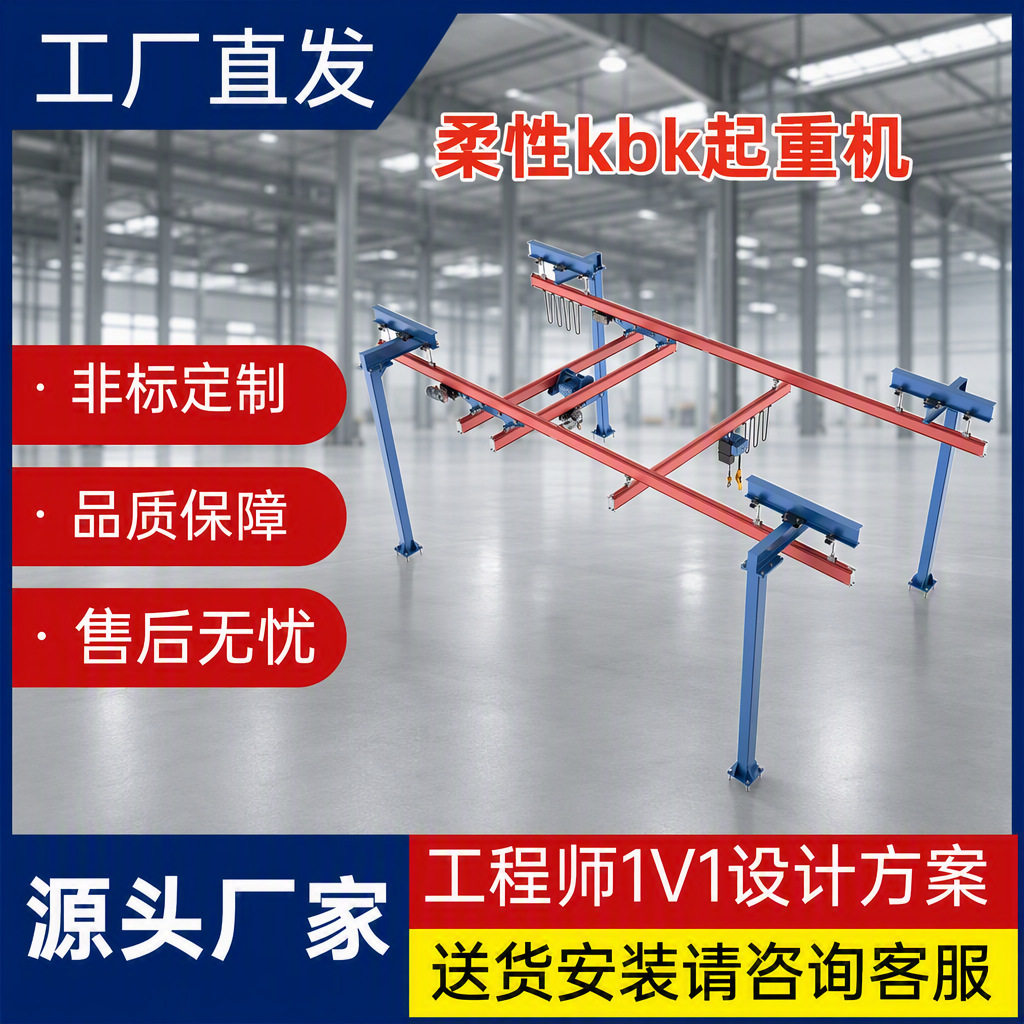 kbk起重机厂家|KBK组合式起重机|刚性柔性1吨、3吨吊机悬挂轨道
