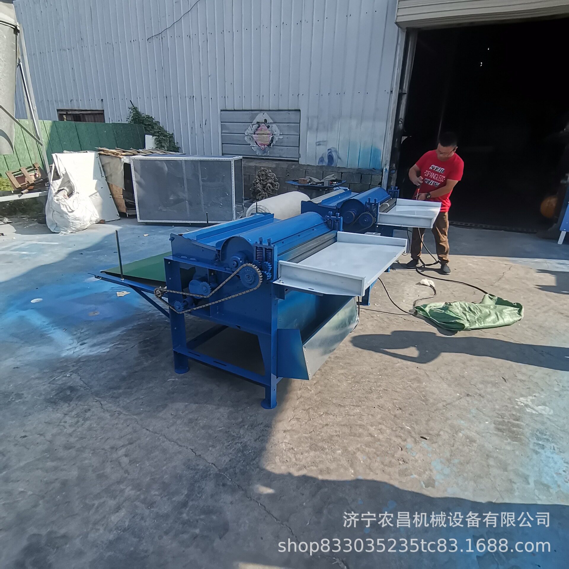 120型单辊弹花机丝绵被翻新梳理机梳理棉花羊毛的设备毛衣梳棉机