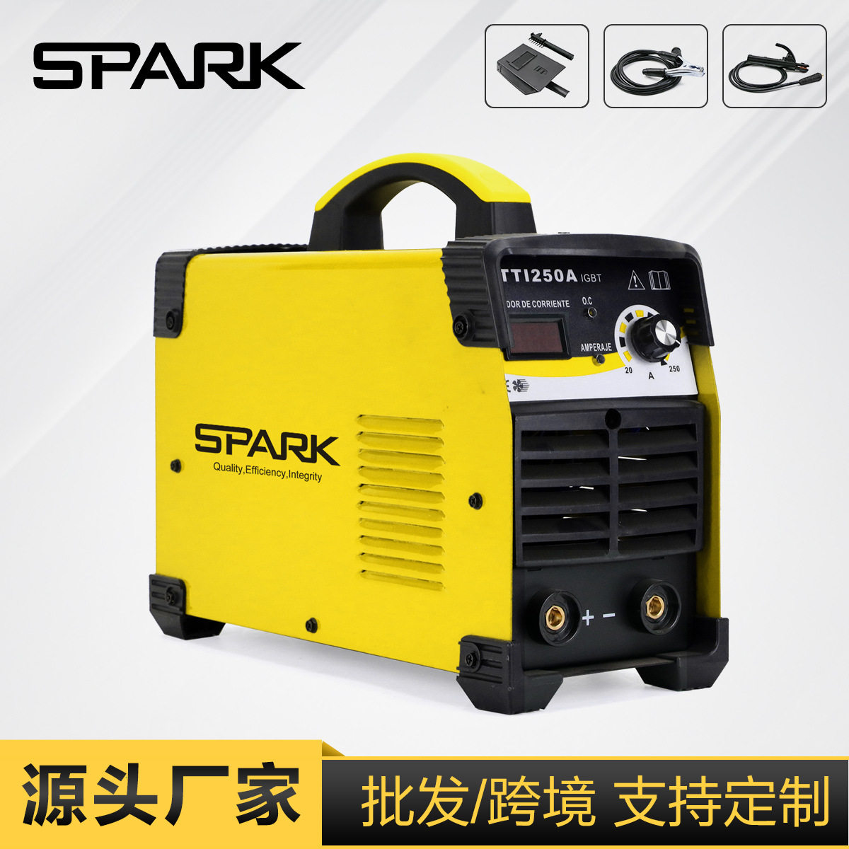 跨境批发电焊机家用小型手提大功率手工焊电焊机220/110V双电压