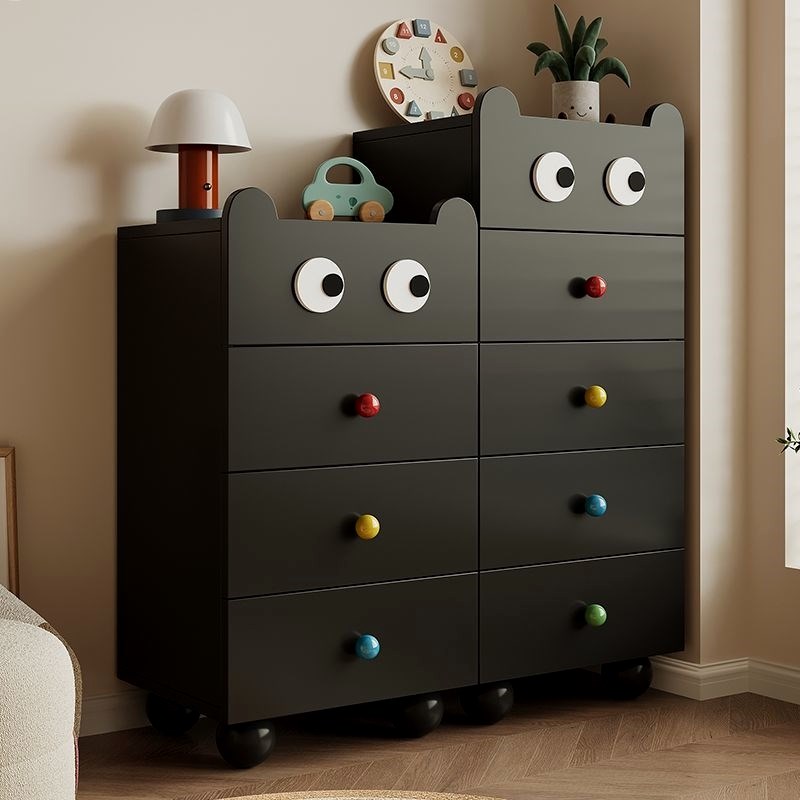 实木斗柜简约五斗柜卧室床头柜客厅储物柜沙发边柜儿童玩具收纳柜