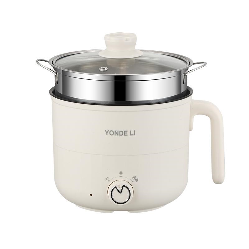 电煮锅宿舍小电锅煎炒不粘锅学生小功率宿舍小锅电火锅家用电热锅