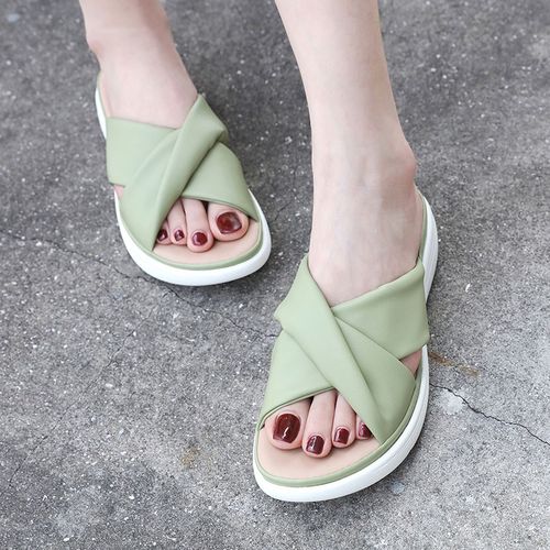 超轻防滑中跟妈妈拖鞋女夏外穿厚底凉拖夏季不累脚软底海边沙滩鞋