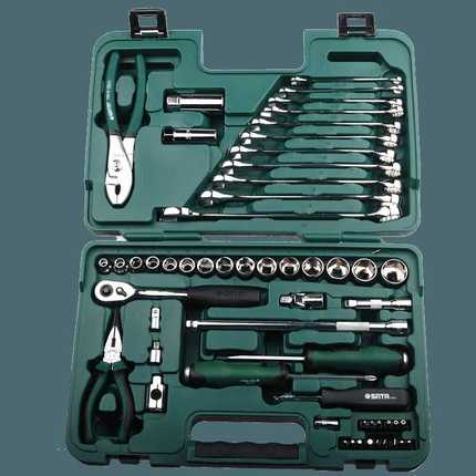 世达工具  56件套装组合棘轮套筒扳手汽修汽保工具修理修车 09509