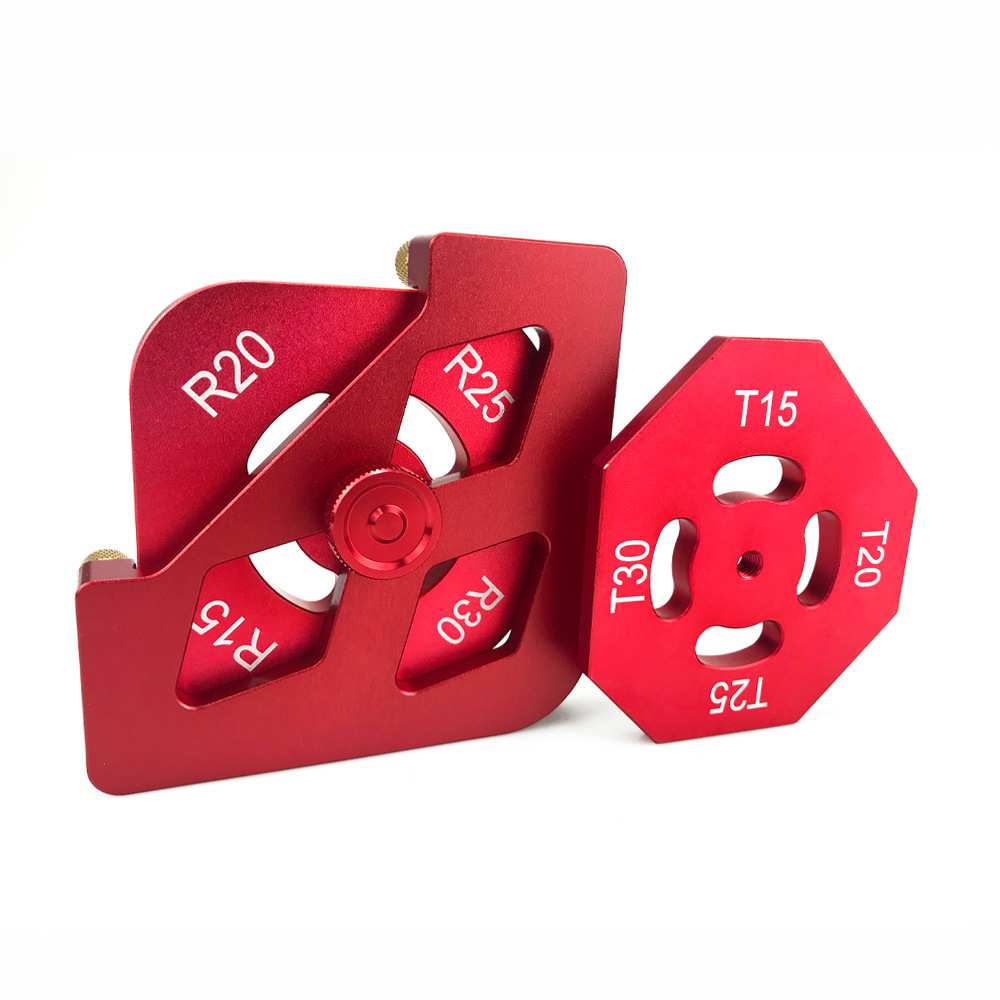 木工圆角倒角模板工具快换R角圆弧直角斜角电木铣修边机靠模