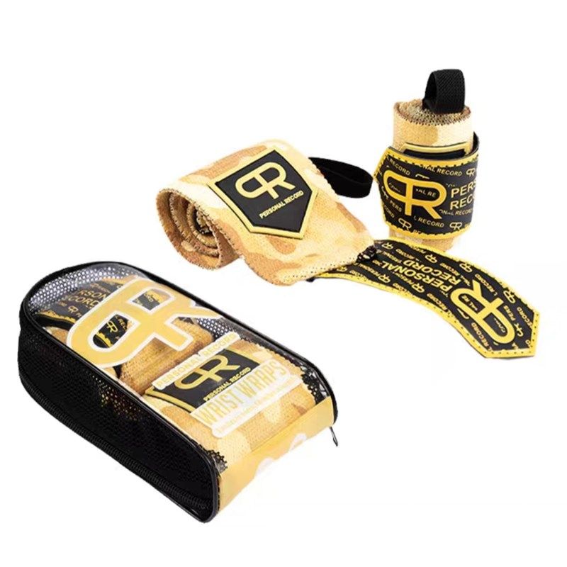 PR轮子哥护腕男健身训练卧推助力举重专业力量举健美防扭伤护手腕