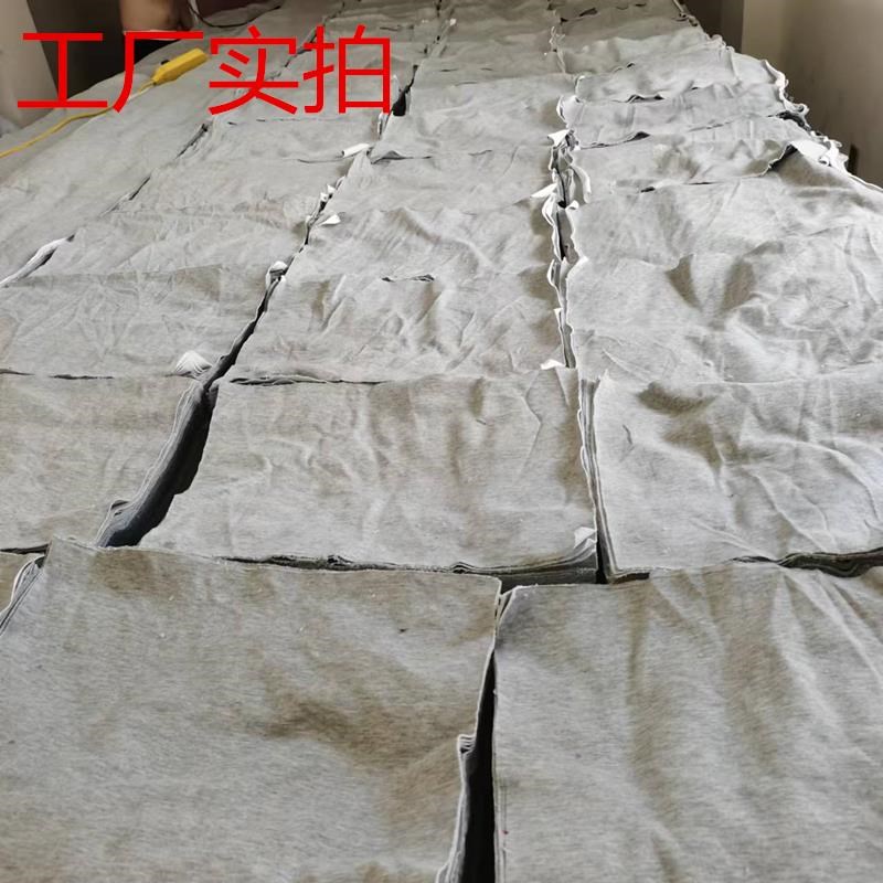 灰色擦机布工业抹布吸水吸油不掉毛除油去污标准尺寸布头