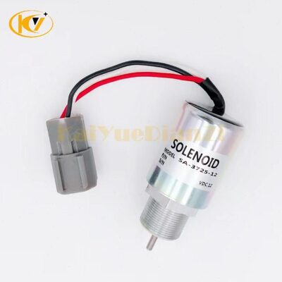 停机电磁铁SA-3725-12V/24V断油电磁阀熄火控制器开关30A87-20404