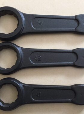 重型锻压发黑敲击梅花扳手27M30M32M34M36M38M41M46M50M55M60M65m