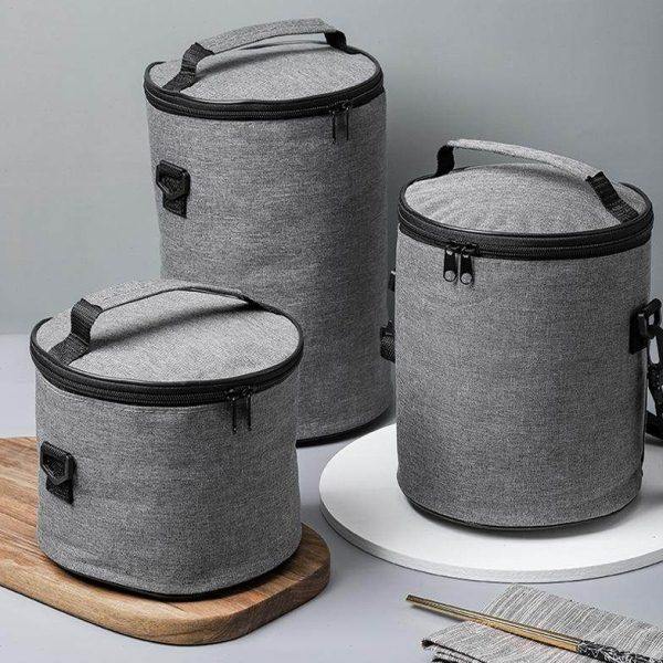 圆形保温饭盒袋保温袋铝箔手提便当包上班带饭保温包工厂,收纳整理,便当包,淘宝优惠券,粉丝福利购,淘宝优惠卷