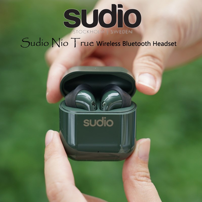 瑞典SUDIO NIO蓝牙耳机跑步运动F女生防水半入耳个性潮高音质降噪