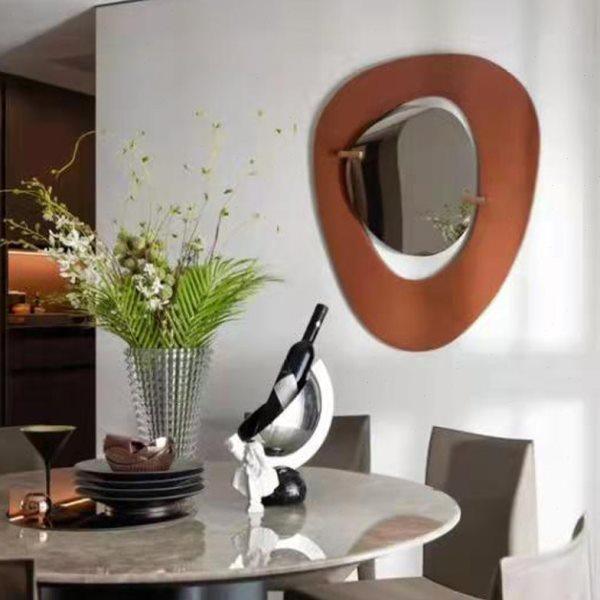 北欧轻奢不规则圆装饰镜客厅墙面装饰品挂件入户门墙饰玄关挂件样,家居饰品,壁饰,淘宝优惠券,粉丝福利购,淘宝优惠卷