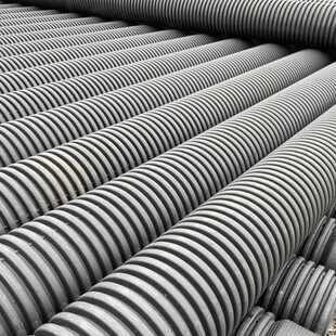 湖南HDPE双壁波纹管 dn300排污管 全新波纹管 SN8级排污 大口径管