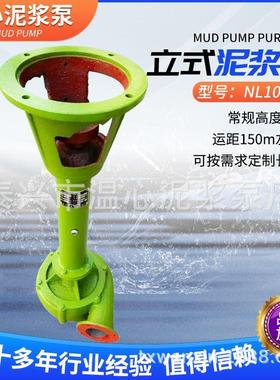 立式浮桶泥浆泵NL100-15适合河道清淤排污泵污水处理