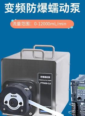 厂家防爆蠕动泵FT600-3J+KZ25流量准长寿命可选防爆变频器