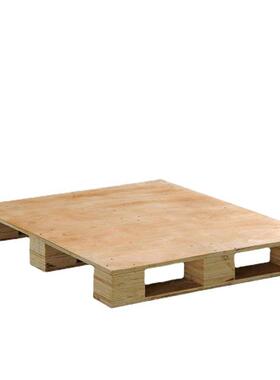 厂家专业生产精加工高品质木托盘四面进叉仓储物流单面木板