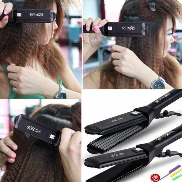 离子烫直发器玉米须大小烫波浪电夹板内扣刘海不伤发麦穗熨板蓬松