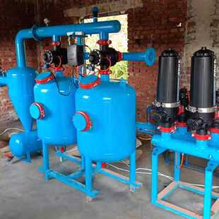 离心过滤器节水灌溉滴灌喷灌水源首部全自动反冲洗砂石叠片过滤器