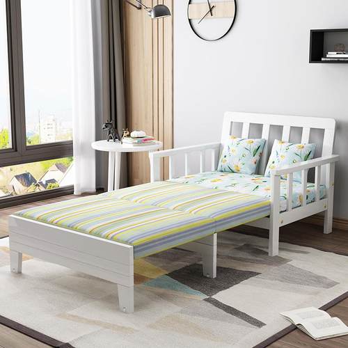 简伸约实木沙发床MR0101#能家用小户折叠客厅多功型两用办公阳台