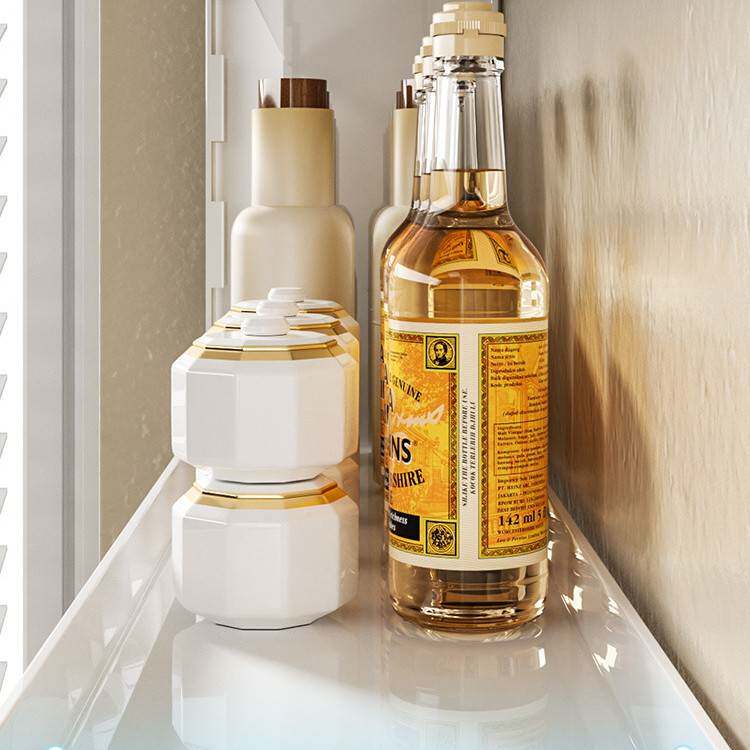 厨房多功能置物架调料架壁挂式太空铝免打孔墙上调味料品罐收纳架