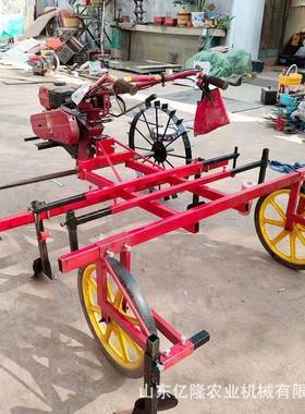 四轮农田GHH红薯机盖起垄施肥机烤烟汽油走式覆自膜土豆膜种植机