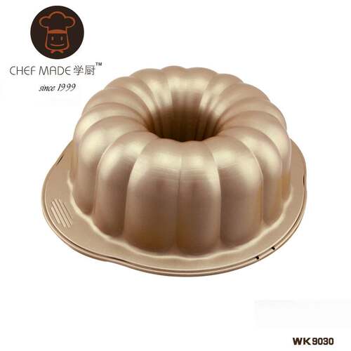 chefmade学厨重型钢烘焙模具10寸不粘南瓜形蛋糕模 烤盘WK9030