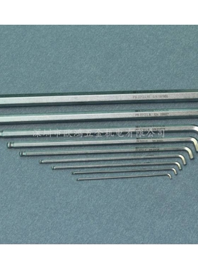瑞士PB 2212L系列2 3 4 5 6 8MM 100°弯头短销头加长内六角扳手