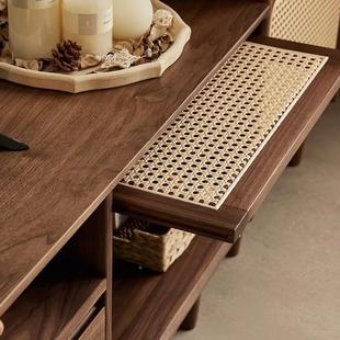 北美黑胡桃电视柜茶几合复古DSG 9969组全原实木木地柜家用樱桃木