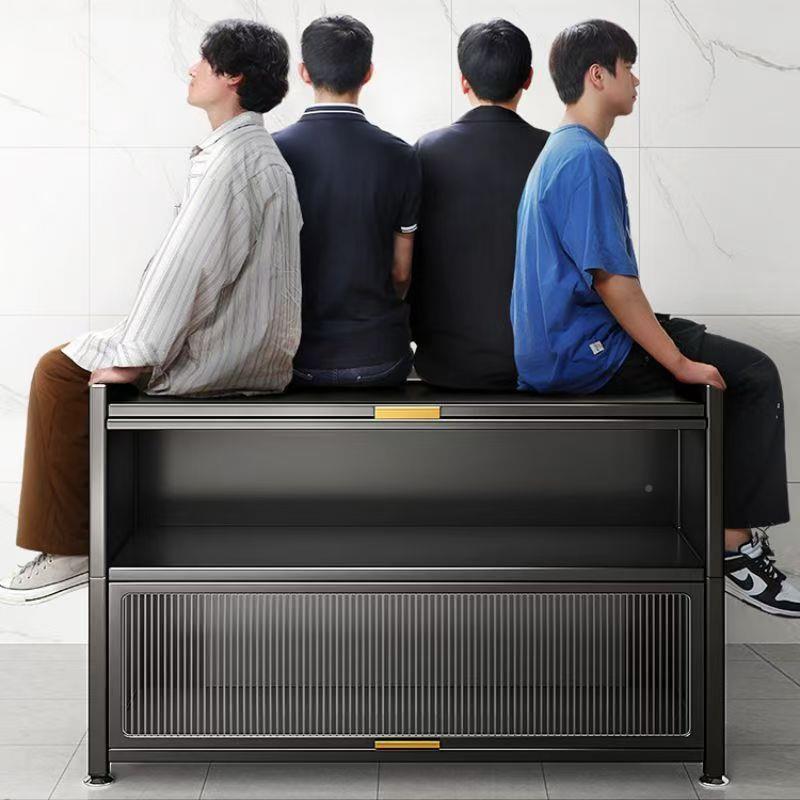 加厚厨100房置架落地多层收纳子微波门炉家用物带多功能柜橱柜储