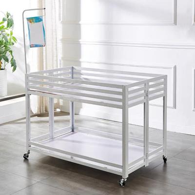 可折叠夜市超摆带轮可移动BAT商服用装店商场货架两层摊推车市促