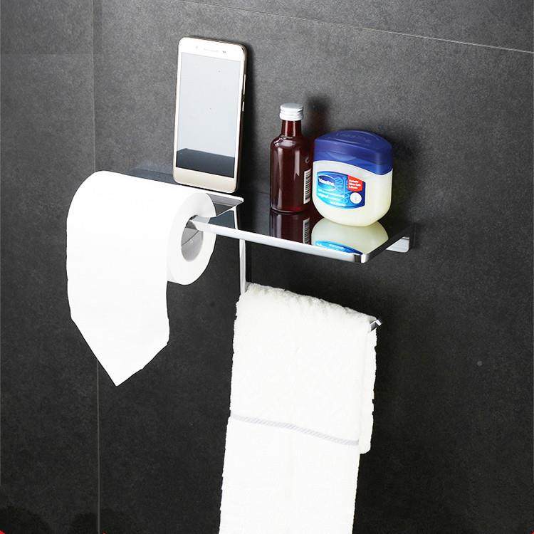 口德国卫生间全环铜毛出巾巾毛挂浴室纸巾架手机平板置物架664抽