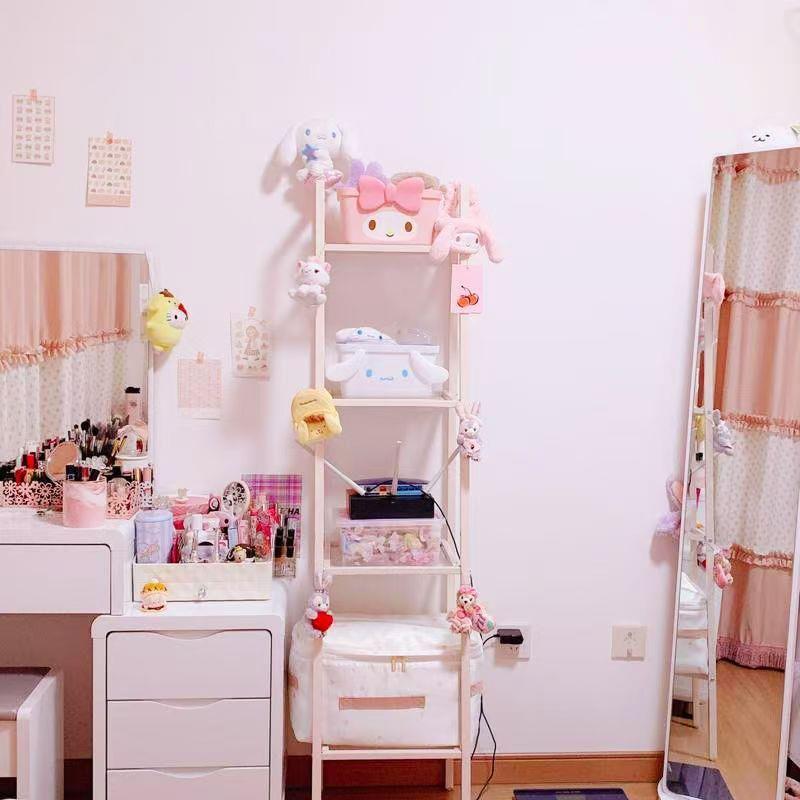 梯形物架厨房收纳架子层铁艺书架落地客厅置卧PDD28017室置地多式