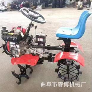 照明款柴油大直连微耕机胎农用旋地耕松土沟机水田大开轮耕GNM犁