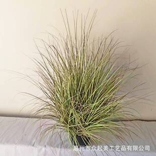 草团蒲草装饰摆件狗尾草假芦苇花室内假绿植软装苔藓造景绿植造景