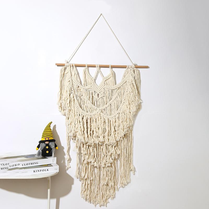 波西米206亚风挂表毯手工编织壁挂装箱饰墙面布挂艺画电遮挡挂布