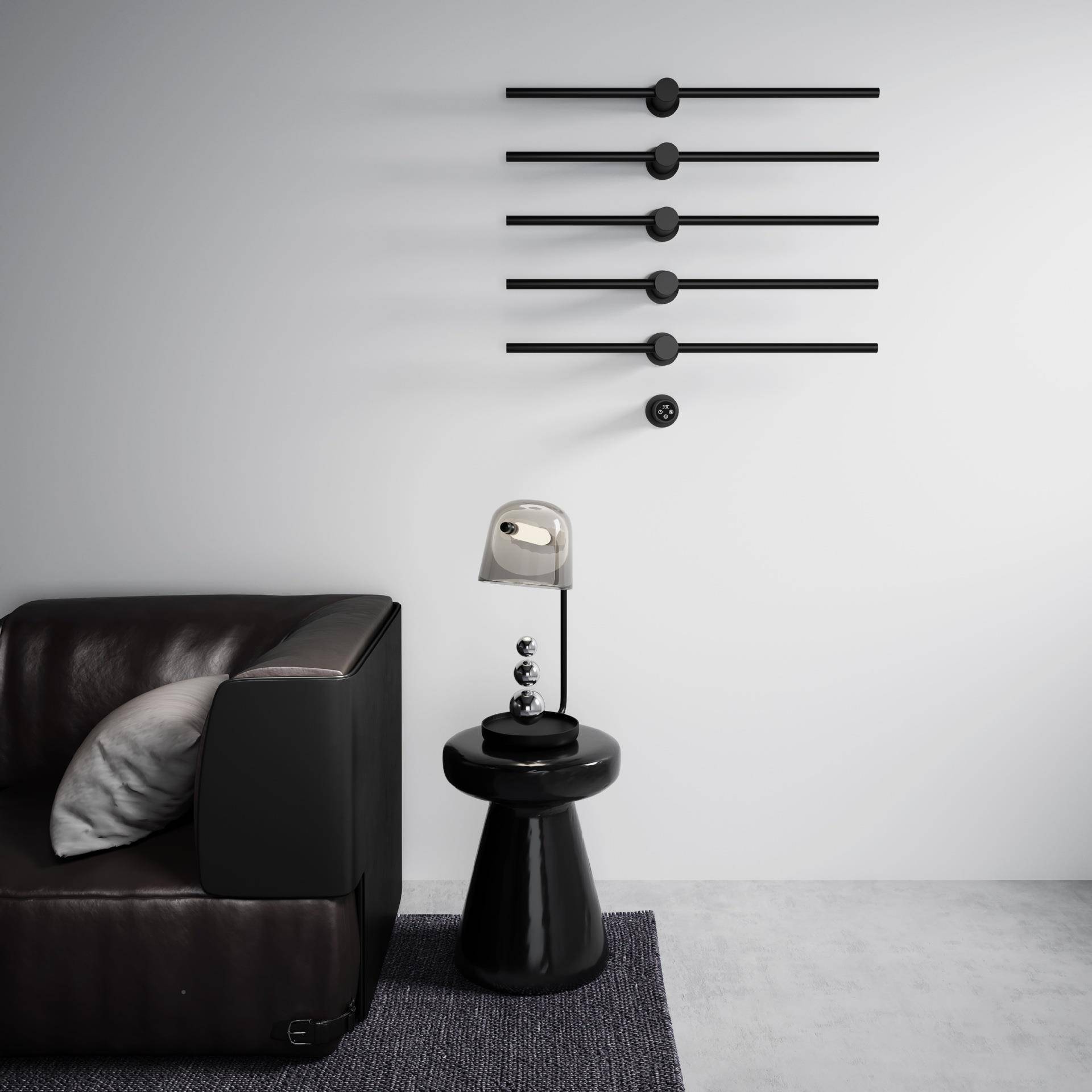 多层不锈钢电加热毛巾架智置能双热边杆碳维厕所加EMI纤物架恒温