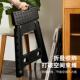 r^折凳叠椅家用可摞叠成人板小户高型餐椅加419塑厚料便携浴室折